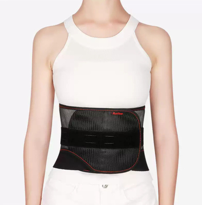 Ayuda ajustable lumbar respirable de la compresión de Mesh Pulley Back Brace Lightweight