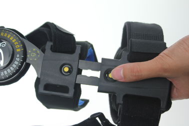 Color negro de Op. Sys. de rodilla del apoyo del poste telescópico médico dejado o correcto del tamaño universal