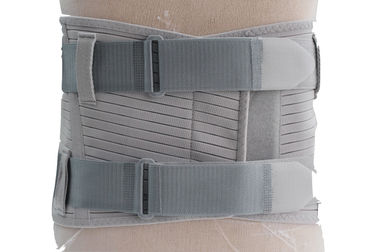 Apoyo elástico reforzado de la espina dorsal de la parte posterior lumbar con estancias de acero posteriores