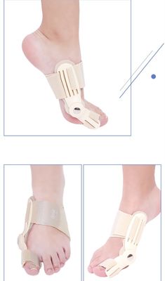 Tablilla Toe Separators Straight Holder de la ayuda del juanete de la tablilla de Hallux Valgus