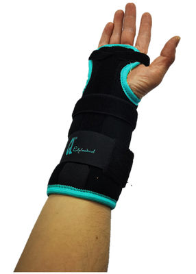 Apoyo ortopédico ligero ajustable Mesh Fabric Material de la muñeca