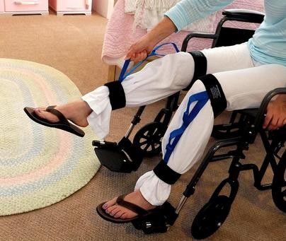 La pierna de nylon de la tela levanta el apoyo de rodilla médico con la correa ajustable