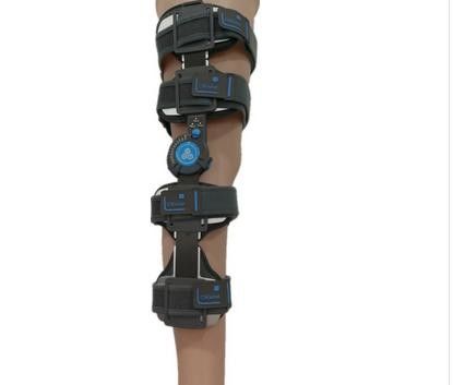 Apoyo de rodilla con bisagras neopreno de Op. Sys. ligero del poste con la barra de la fibra de carbono